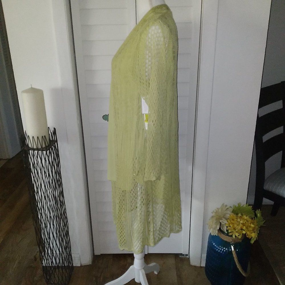 Nwt Sigrid Olsen 2-Pc Signature Celery Green Shel… - image 8
